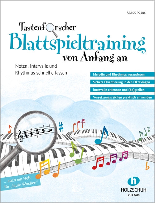 Vorderes Coverbild Tastenforscher - Blattspieltraining von Anfang an