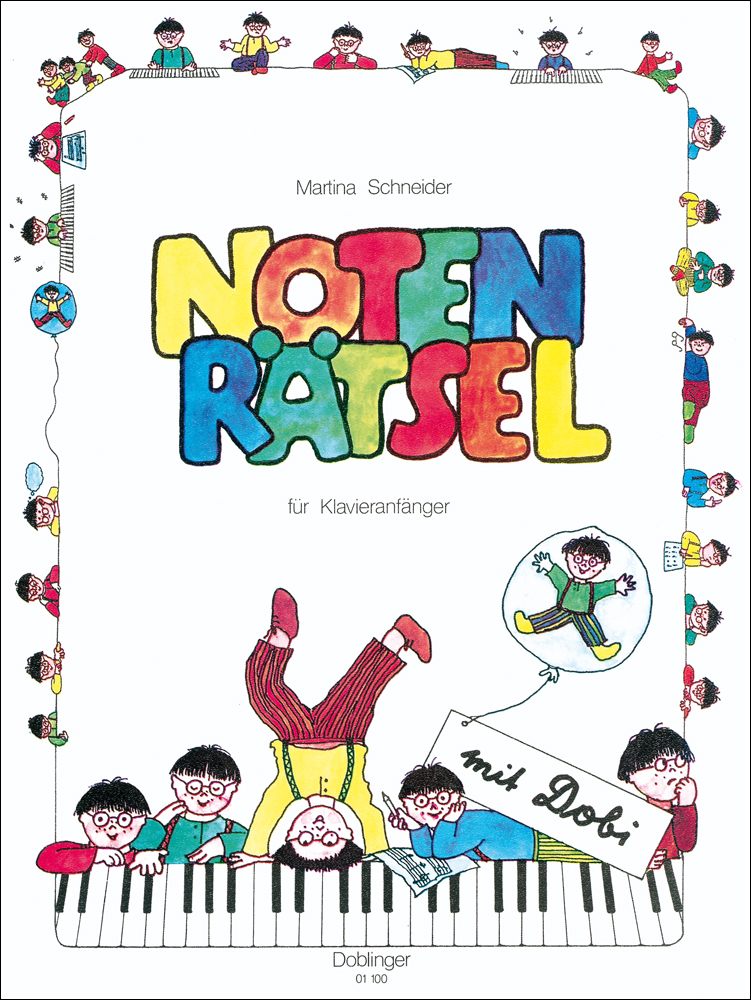 Vorderes Coverbild Notenrätsel für Klavieranfänger