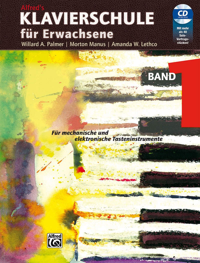 Vorderes Coverbild Alfred's Klavierschule für Erwachsene Band 1