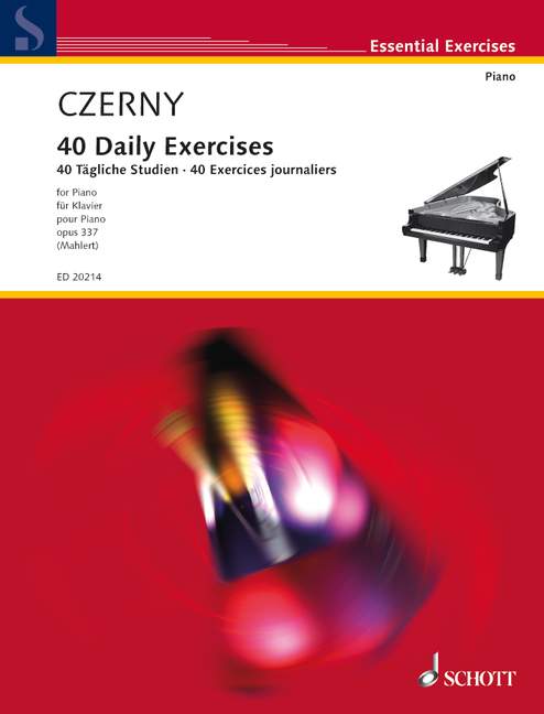 Vorderes Coverbild 40 Tägliche Studien op. 337