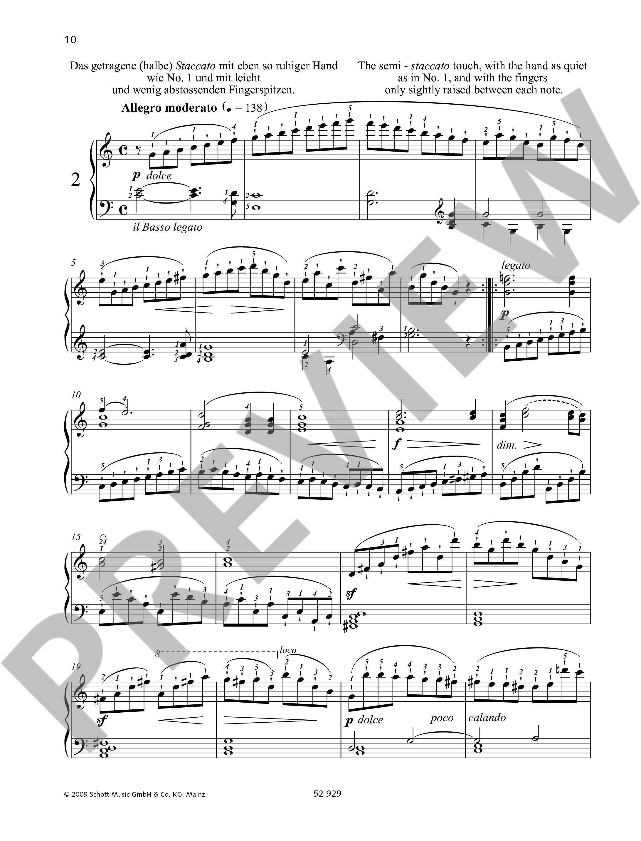 Anderes Coverbild Schule des Legato und Staccato op. 335