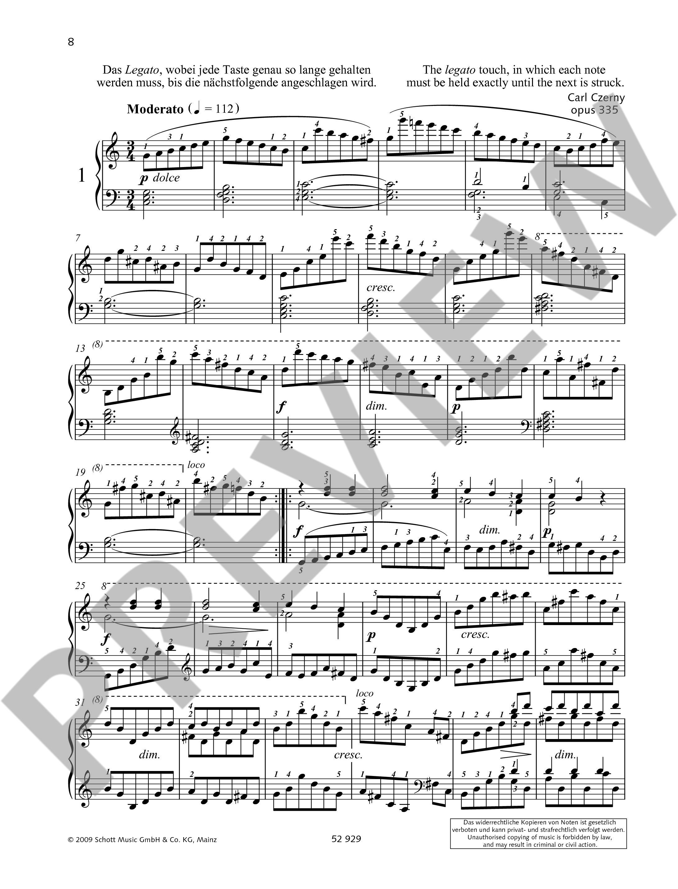 Anderes Coverbild Schule des Legato und Staccato op. 335