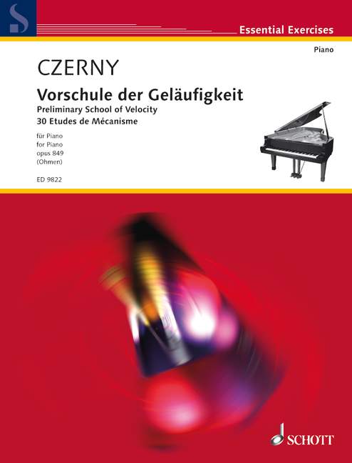 Vorderes Coverbild Vorschule der Geläufigkeit op. 849
