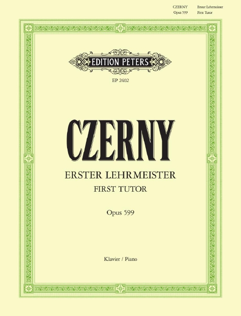 Anderes Coverbild Erster Lehrmeister für Klavier op. 599