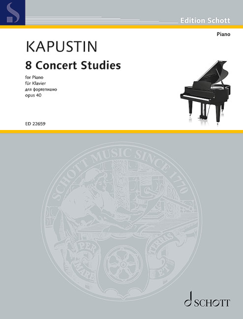 Vorderes Coverbild 8 Concert Studies op. 40
