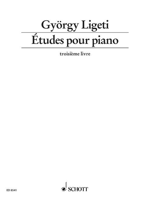 Vorderes Coverbild Études pour piano Band 3