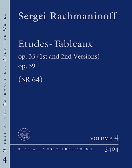 Vorderes Coverbild Etudes-Tableaux op. 33/1st + 2nd Vers., op. 39 SR 64