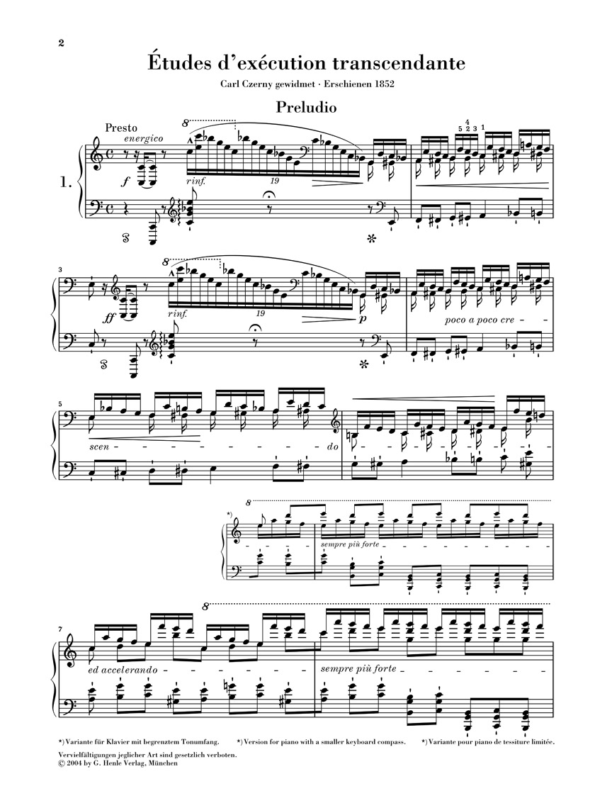 Anderes Coverbild Etudes d'exécution transcendante