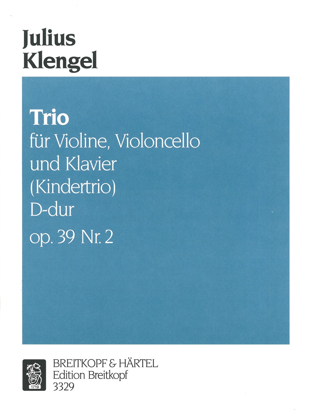 Anderes Coverbild Kindertrio D-dur op. 39, Nr. 2