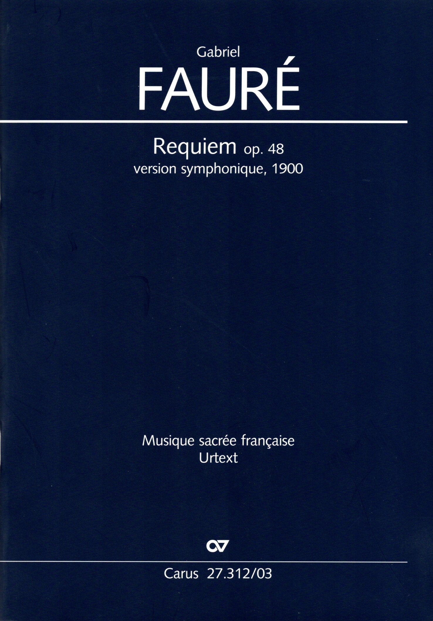 Vorderes Coverbild Requiem. Fassung für Sinfonieorchester op. 48 (1900)