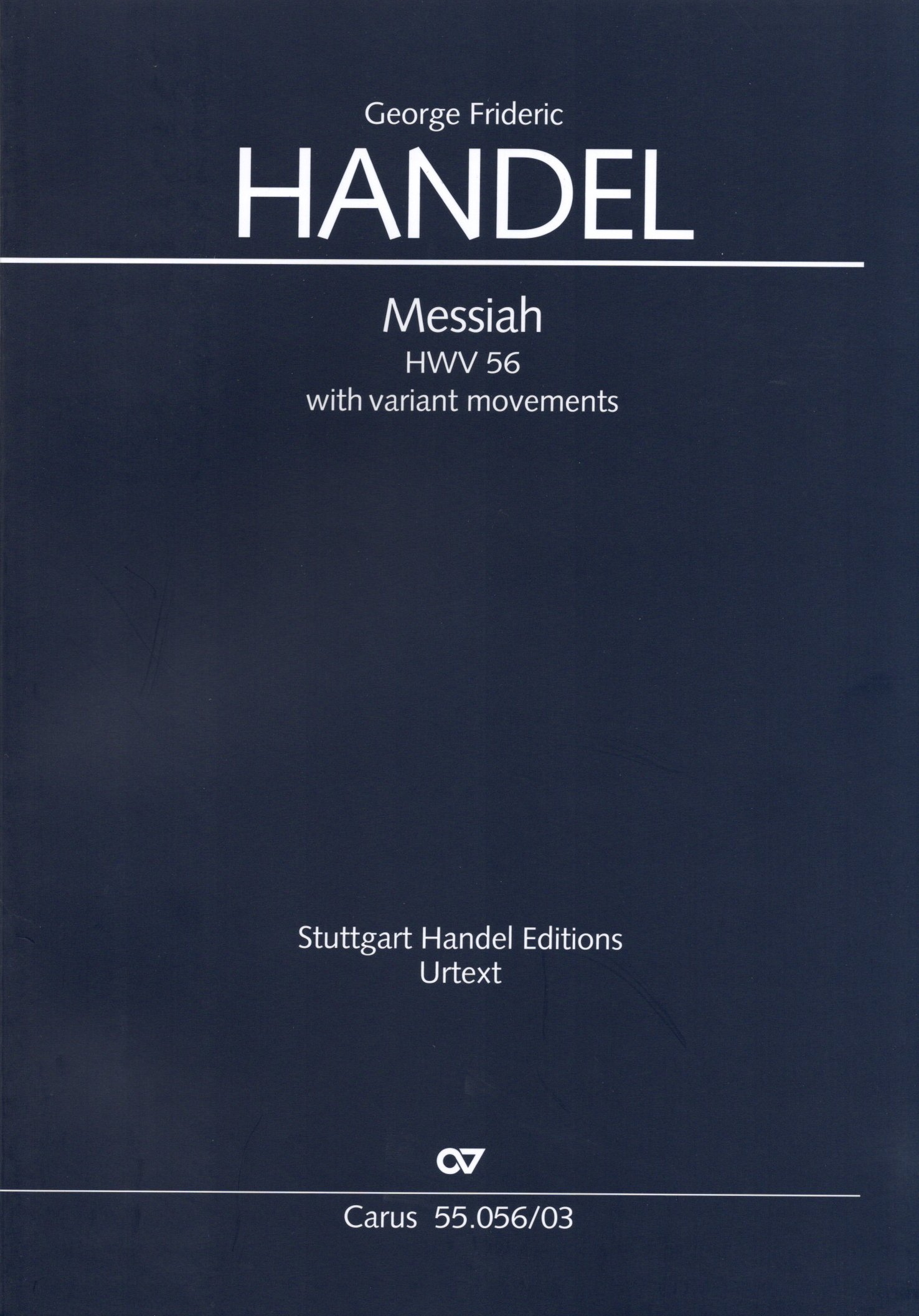 Vorderes Coverbild Messiah HWV 56