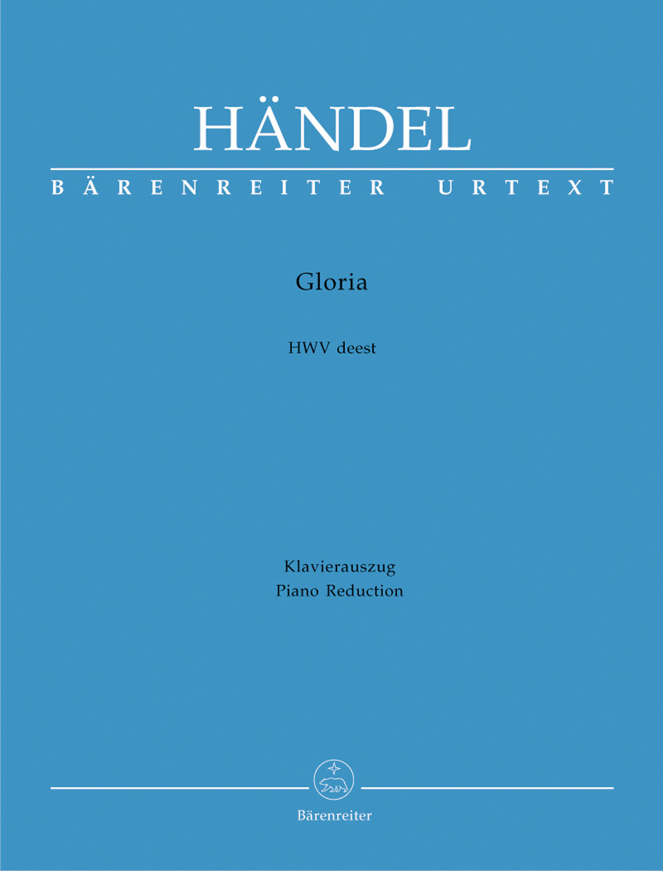 Vorderes Coverbild Gloria HWV deest