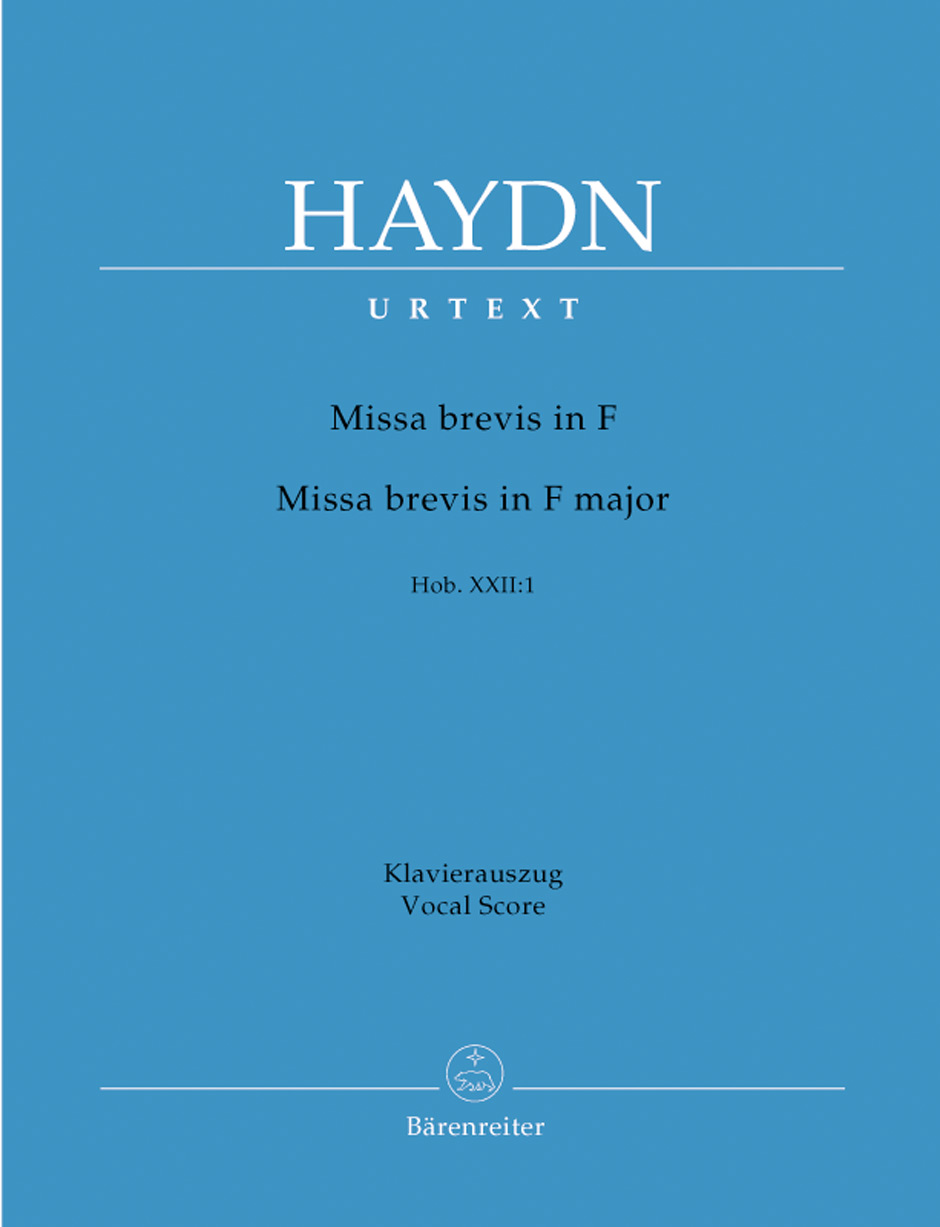 Vorderes Coverbild Missa brevis F-Dur Hob. XXII:1
