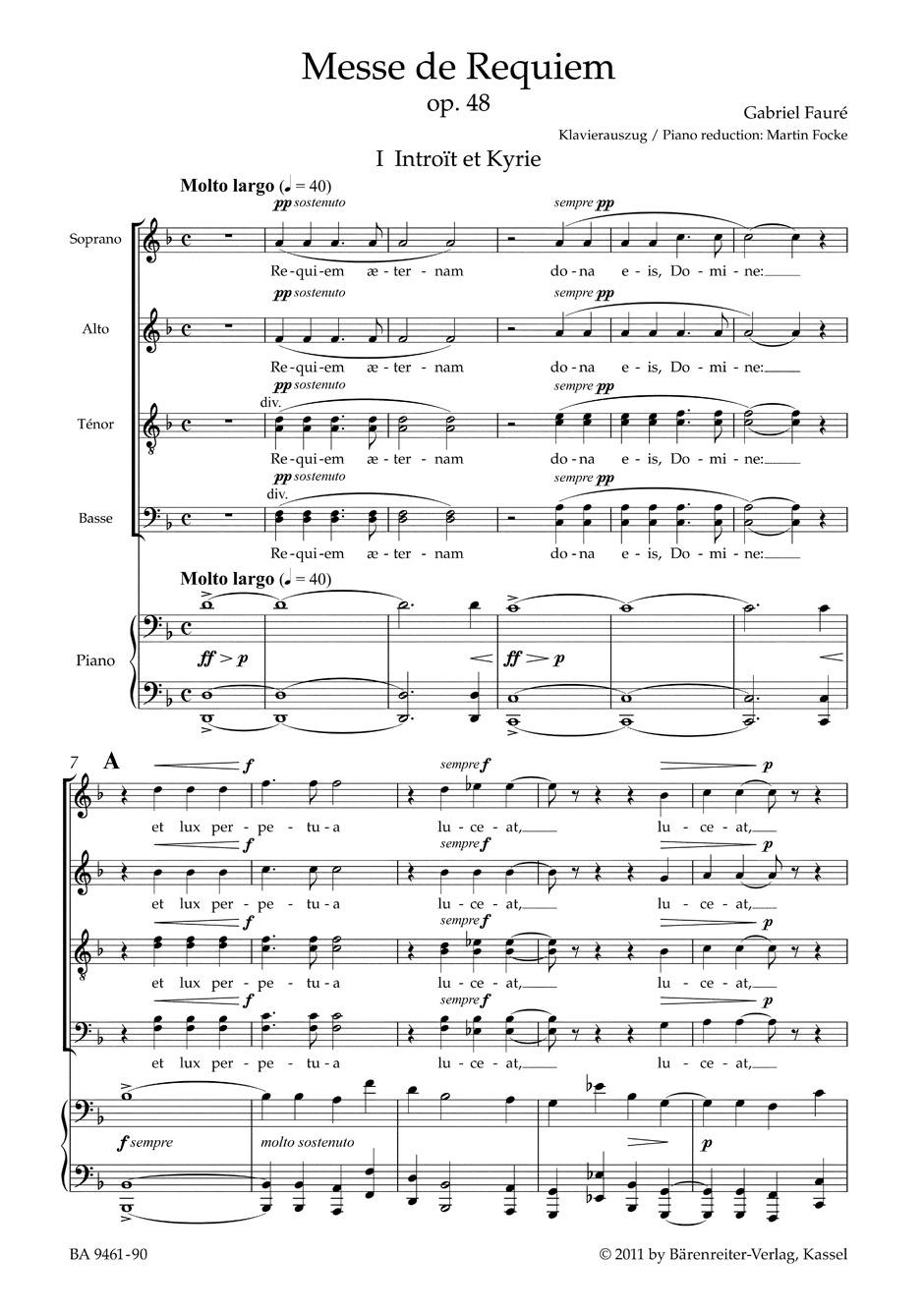Anderes Coverbild Messe de Requiem op. 48 N 97b