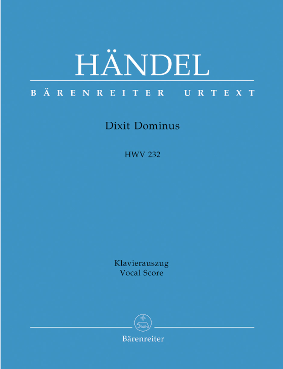 Vorderes Coverbild Dixit Dominus HWV 232