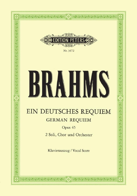 Anderes Coverbild Ein deutsches Requiem op. 45