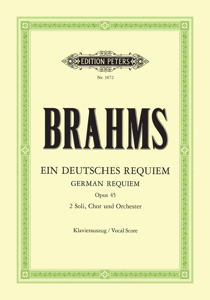 Vorderes Coverbild Ein deutsches Requiem op. 45
