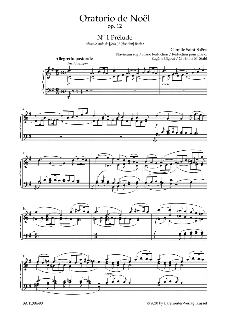 Anderes Coverbild Oratorio de Noël op. 12
