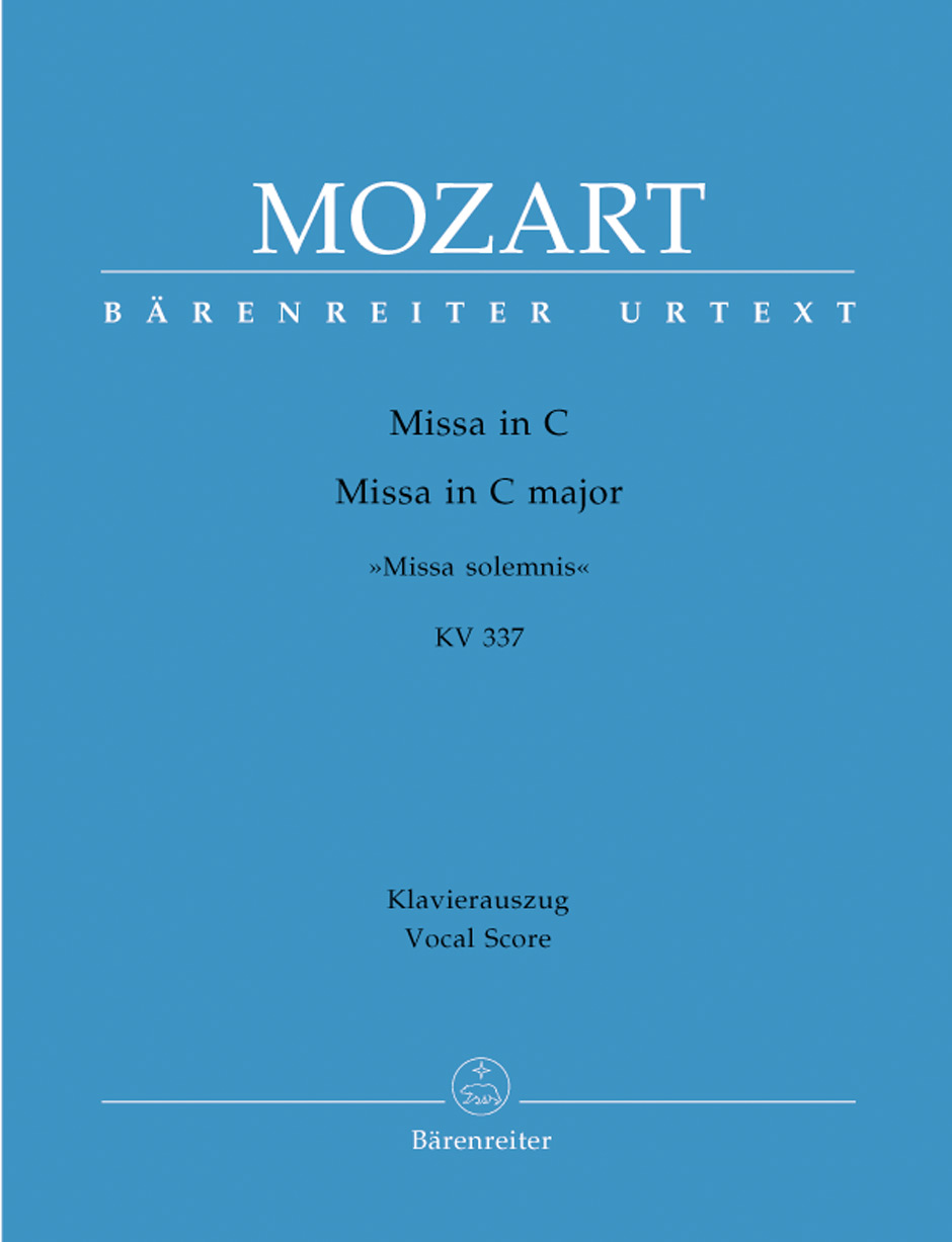 Vorderes Coverbild Missa C-Dur KV 337 "Missa solemnis"