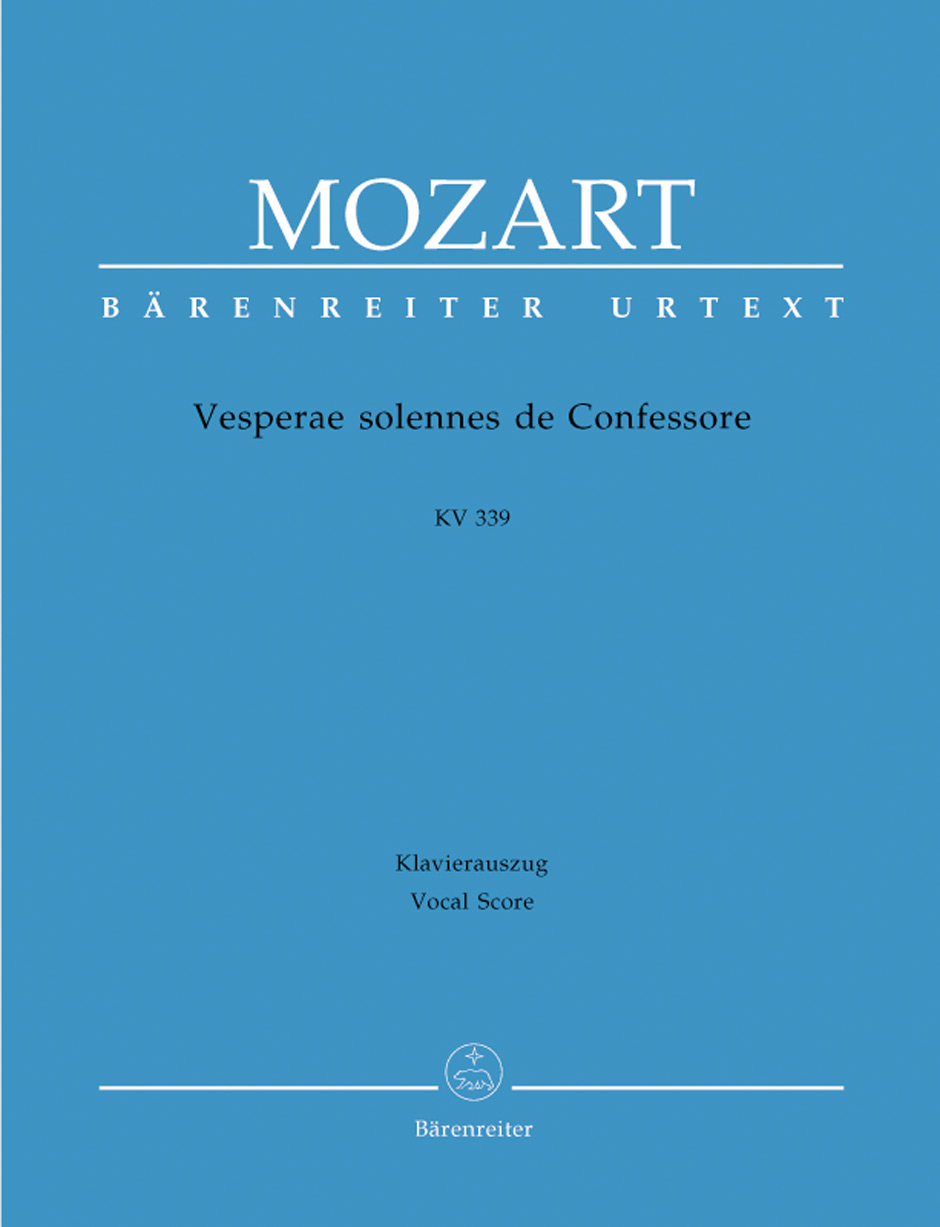 Vorderes Coverbild Vesperae solennes de Confessore KV 339