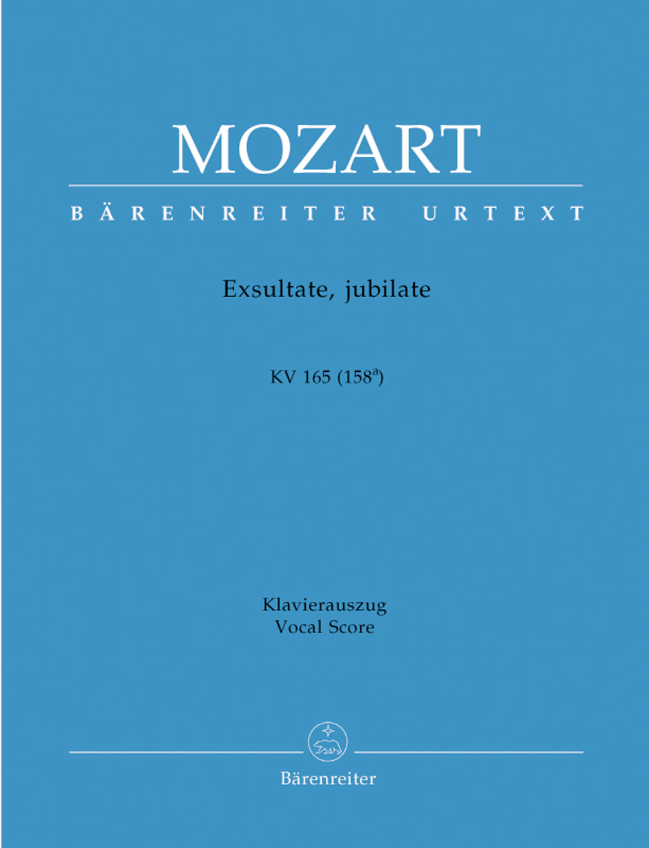 Vorderes Coverbild Exsultate, jubilate KV 165 (158a)