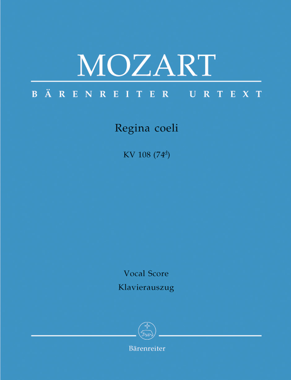Vorderes Coverbild Regina coeli KV 108 (74d)