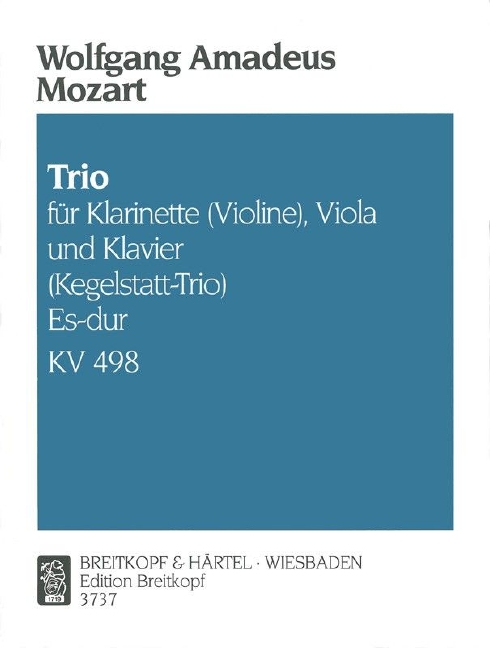 Anderes Coverbild Trio Es-dur KV 498