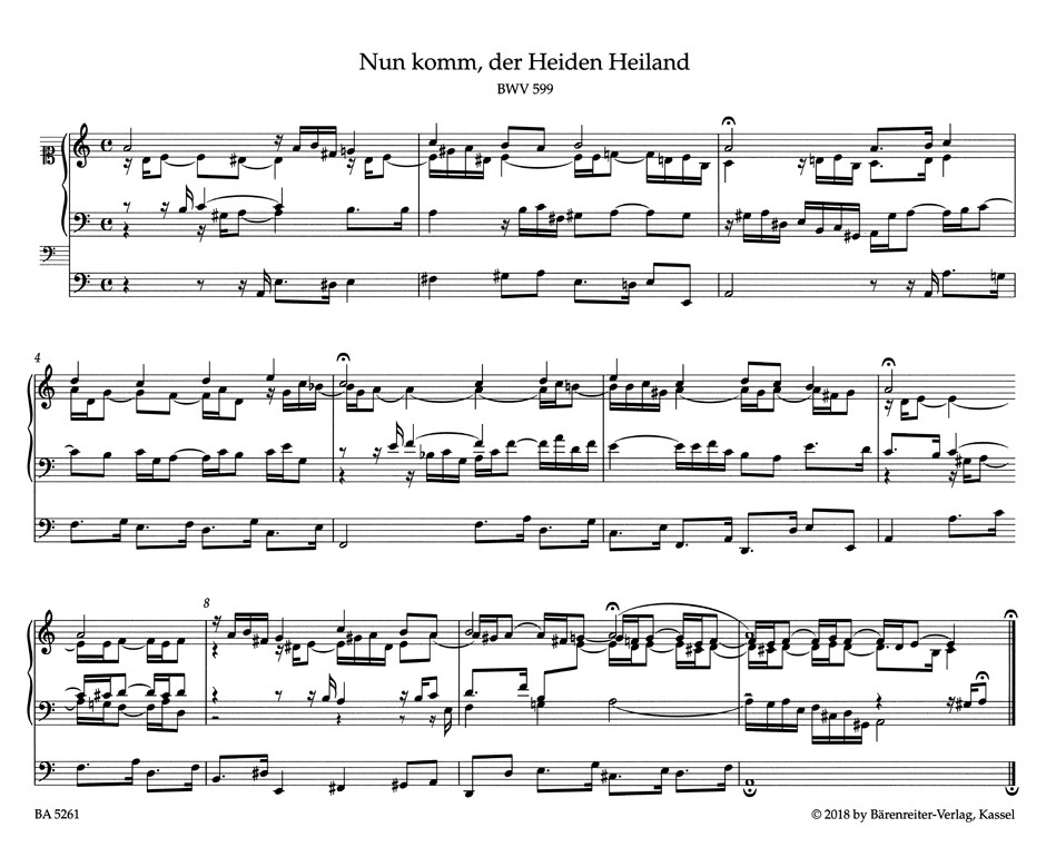 Anderes Coverbild Orgel-Büchlein / Sechs Choräle von verschiedener Art (Schübler-Choräle) / Choralpartiten