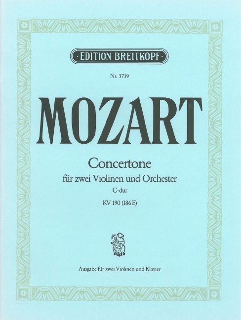 Anderes Coverbild Concertone C-dur KV 190 (186e)