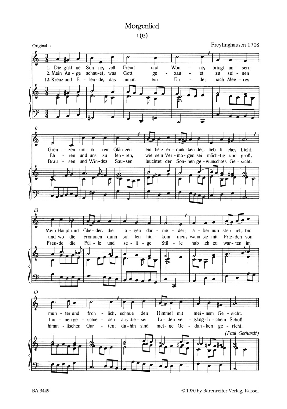Anderes Coverbild Die Gesänge zu G.Chr.Schemellis Musicalischem Gesang-Buch sowie 6 Lieder aus dem Klavierbüchlein für Anna Magdalena Bach für tiefe Stimme BWV 439-507, 511-514, 516, 517 (1736, 1725)