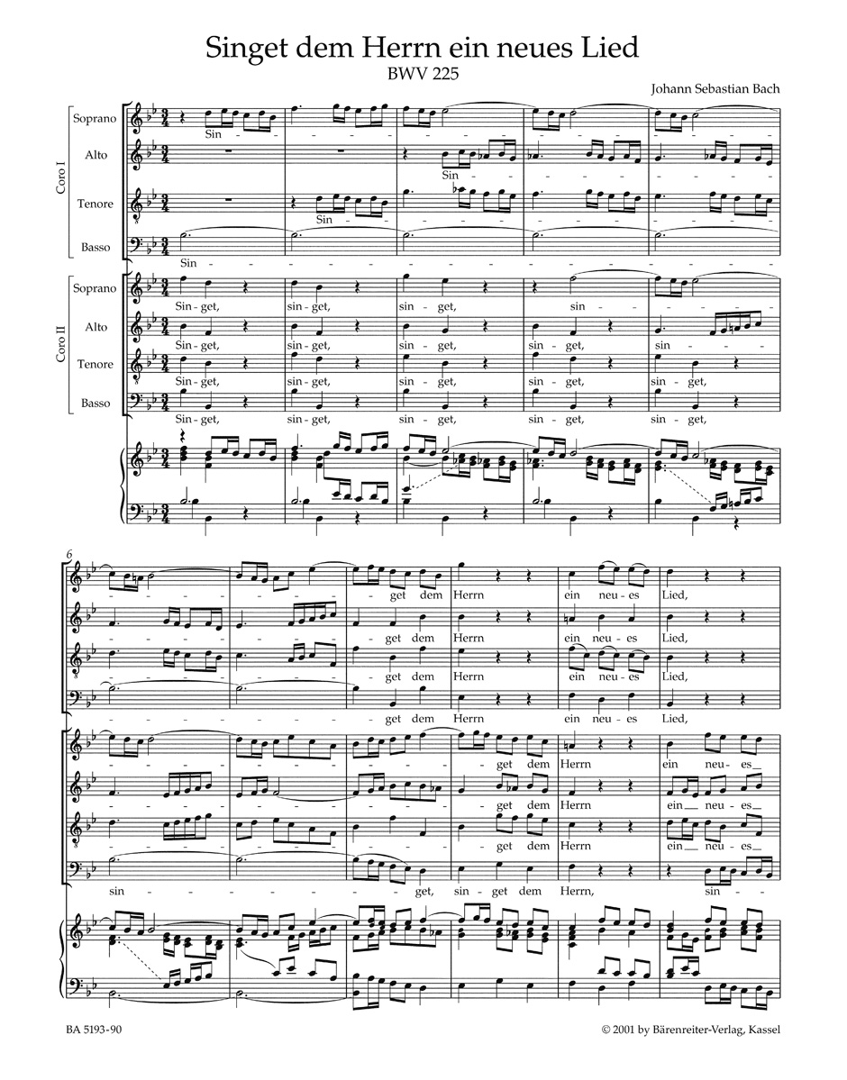 Anderes Coverbild Motetten BWV 225-230