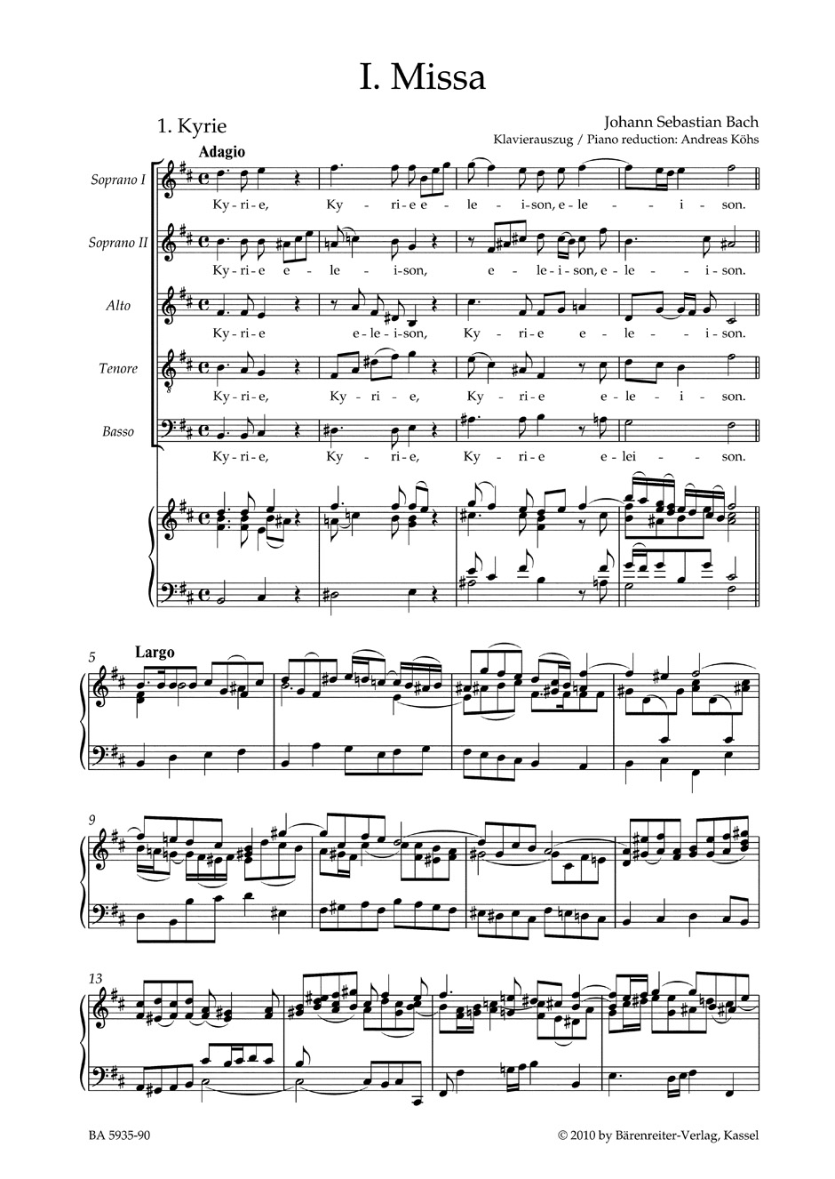 Anderes Coverbild Messe h-Moll BWV 232
