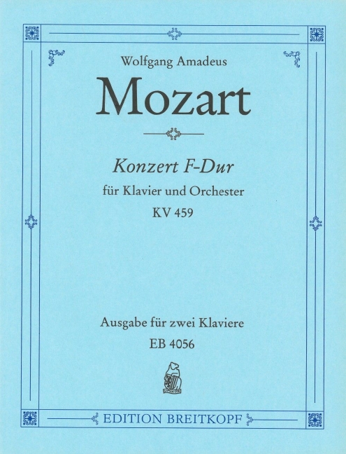 Anderes Coverbild Konzert für Klavier und Orchester Nr. 19 F-Dur KV 459