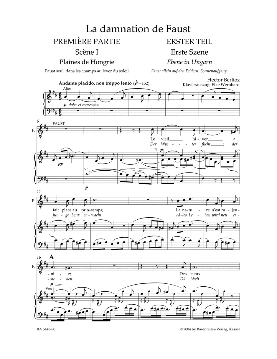 Anderes Coverbild La damnation de Faust op. 24 Hol 111