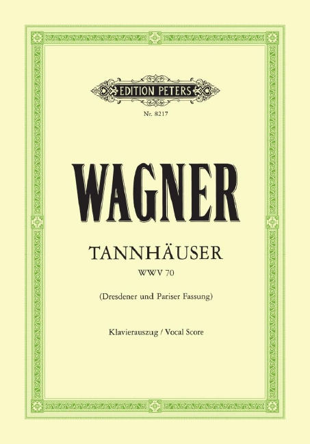 Vorderes Coverbild Tannhäuser und der Sängerkrieg auf der Wartburg WWV 20