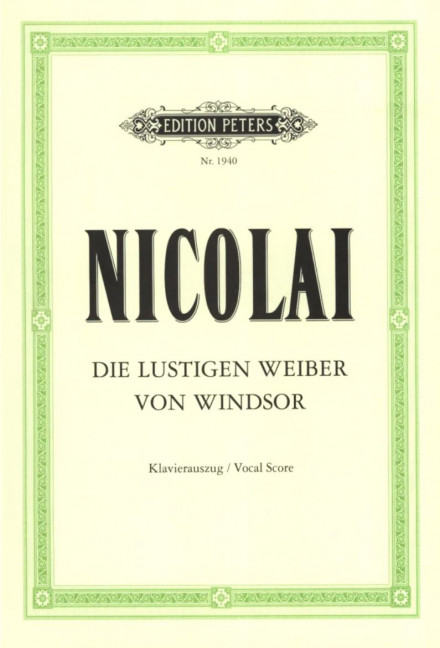 Vorderes Coverbild Die lustigen Weiber von Windsor