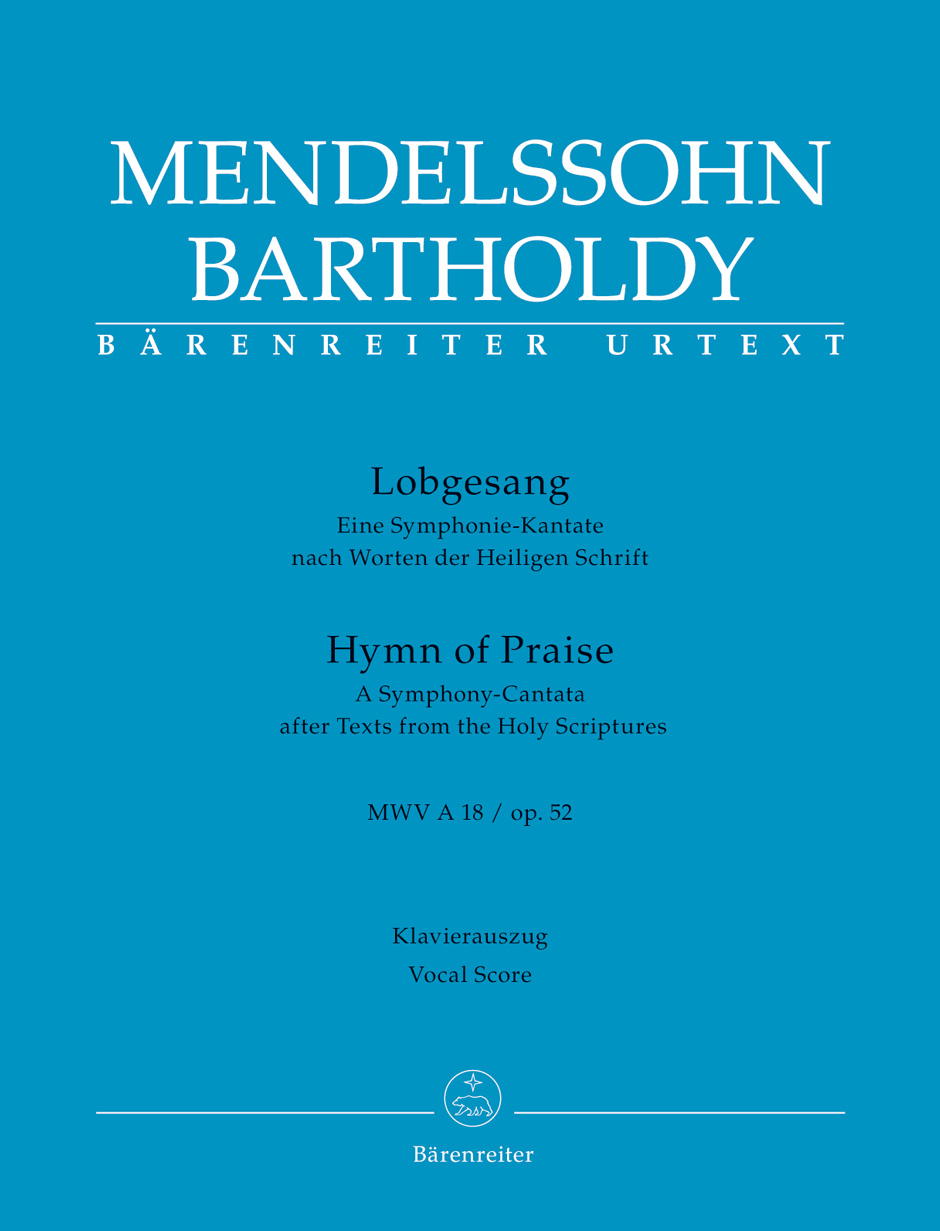 Vorderes Coverbild Lobgesang (Hymn of Praise) op. 52 MWV A 18