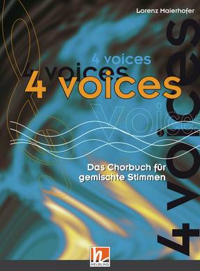 Vorderes Coverbild 4 voices – Das Chorbuch für gemischte Stimmen