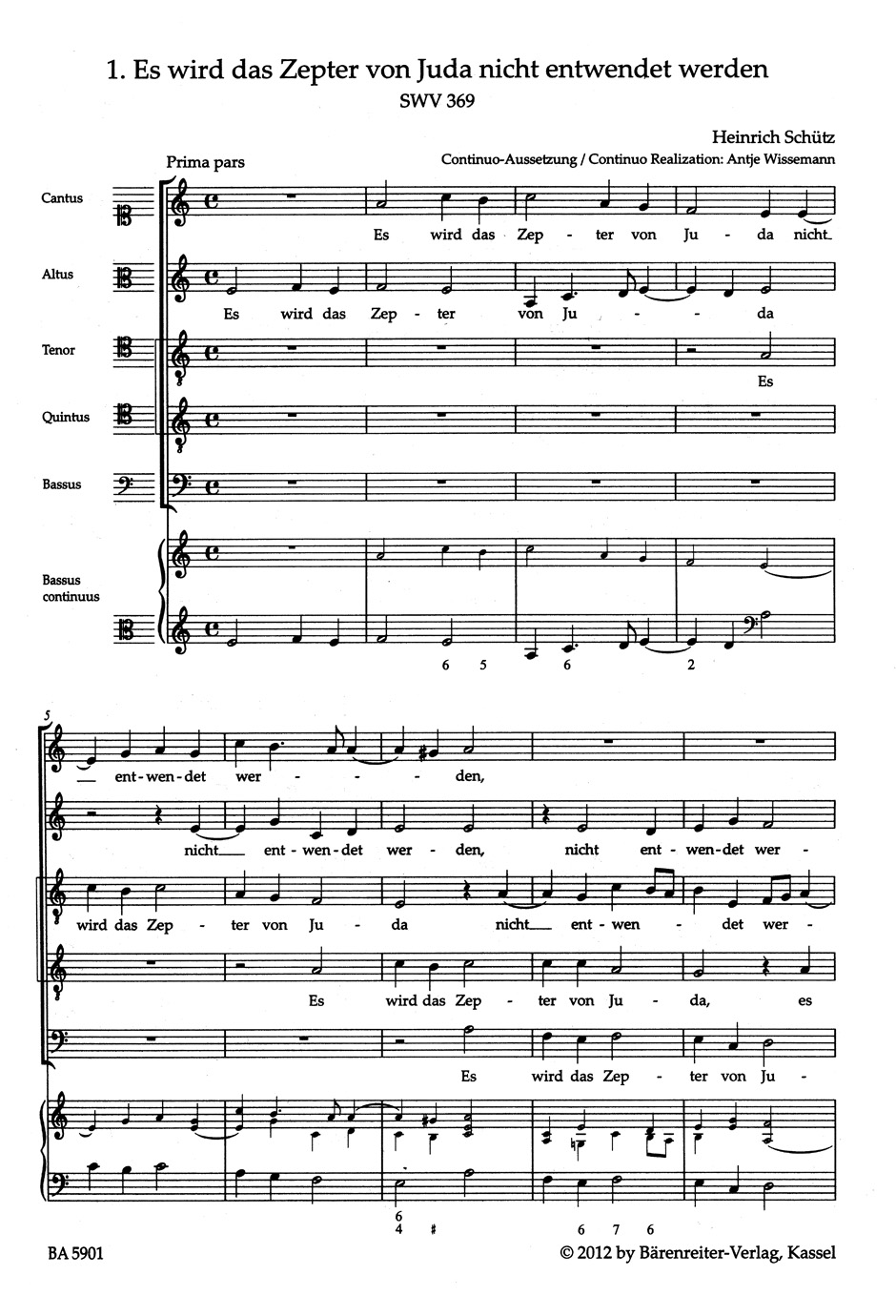 Anderes Coverbild Geistliche Chor-Music SWV 369-380
