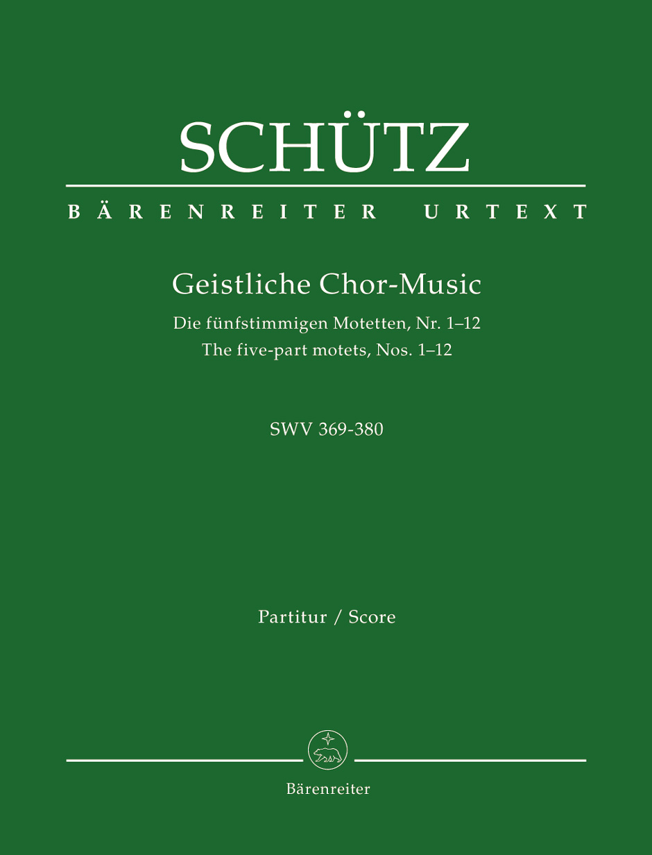 Vorderes Coverbild Geistliche Chor-Music SWV 369-380