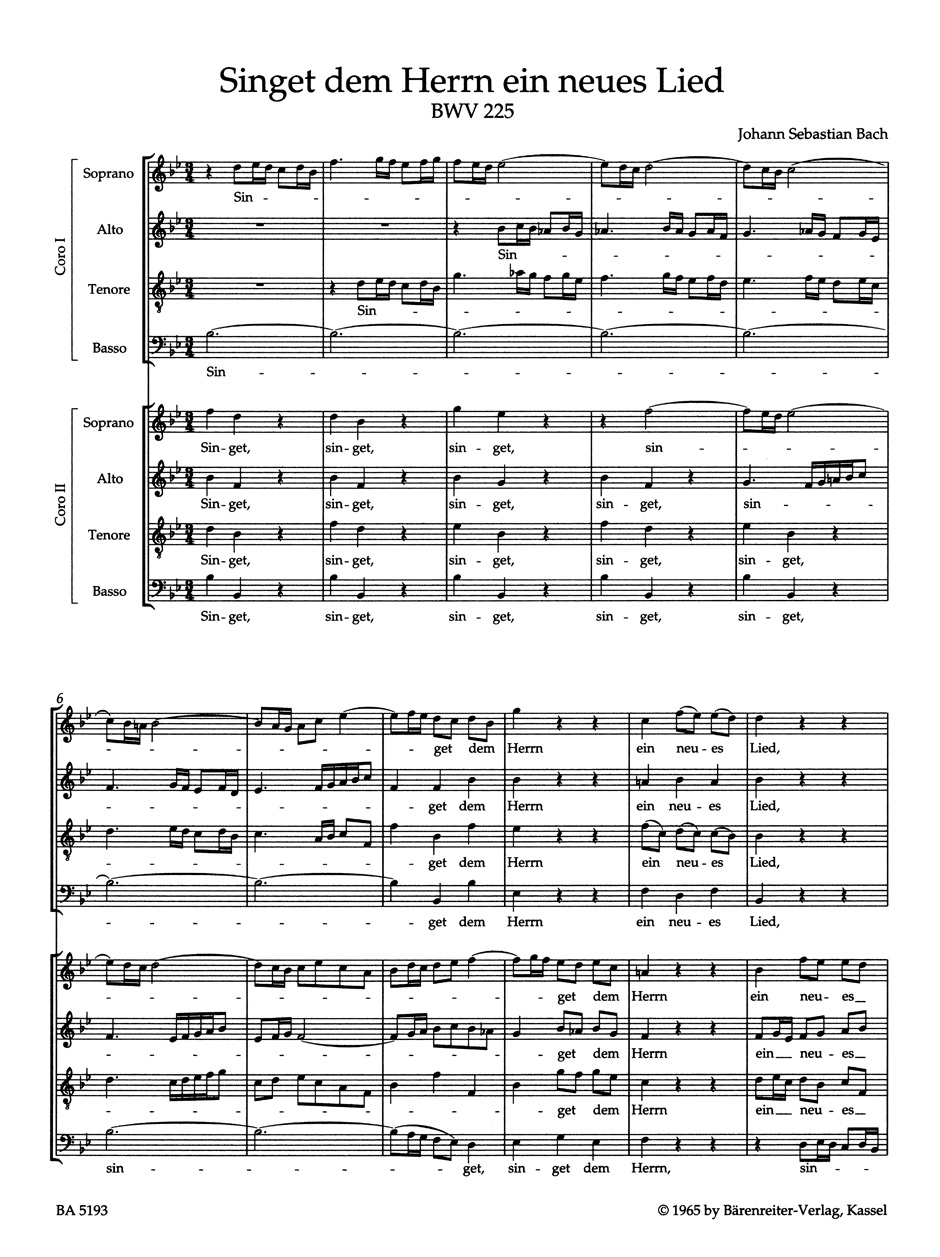 Anderes Coverbild Motetten BWV 225-230