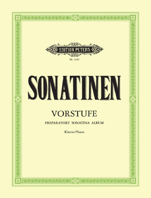 Vorderes Coverbild Sonatinen-Vorstufe