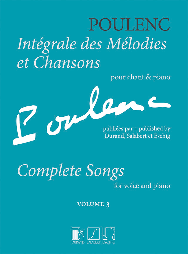 Vorderes Coverbild Integrale des Melodies et Chansons Volume 3