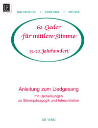 Vorderes Coverbild Anleitung zum Liedgesang für mittlere Stimme und Klavier