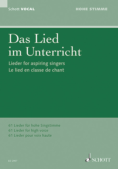 Vorderes Coverbild Das Lied im Unterricht