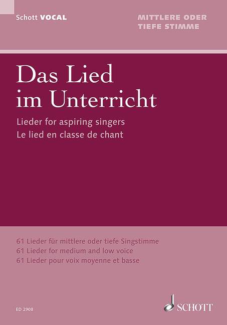 Vorderes Coverbild Das Lied im Unterricht