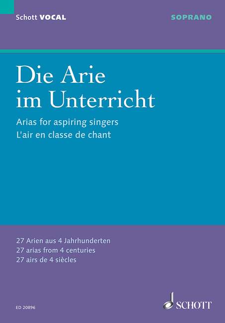 Vorderes Coverbild Die Arie im Unterricht