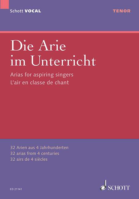 Vorderes Coverbild Die Arie im Unterricht