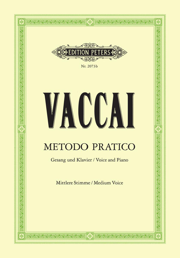 Vorderes Coverbild Metodo Pratico di Canto Italiano für Gesang und Klavier