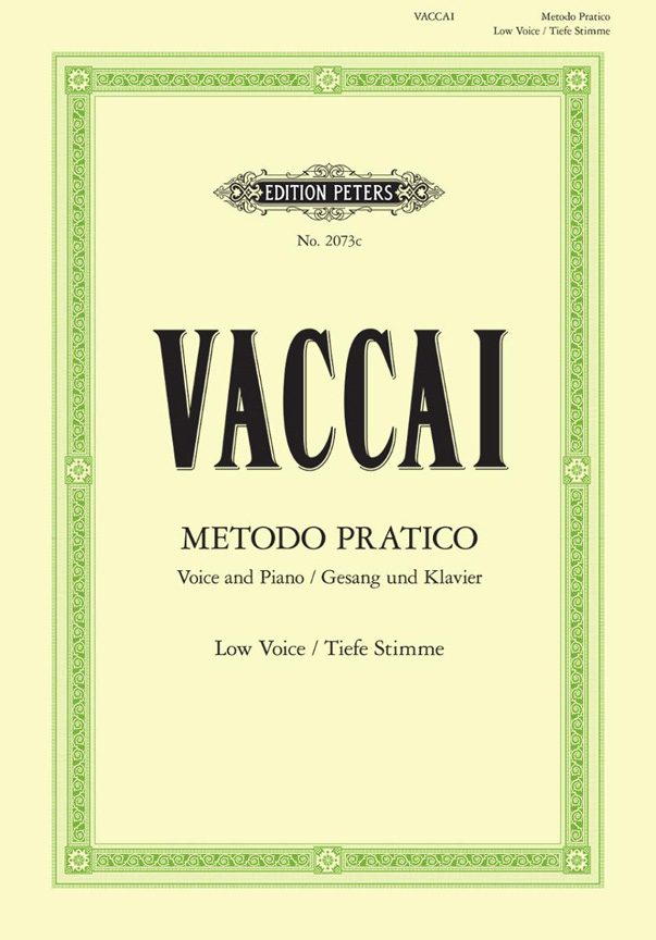Vorderes Coverbild Metodo Pratico di Canto Italiano für Gesang und Klavier